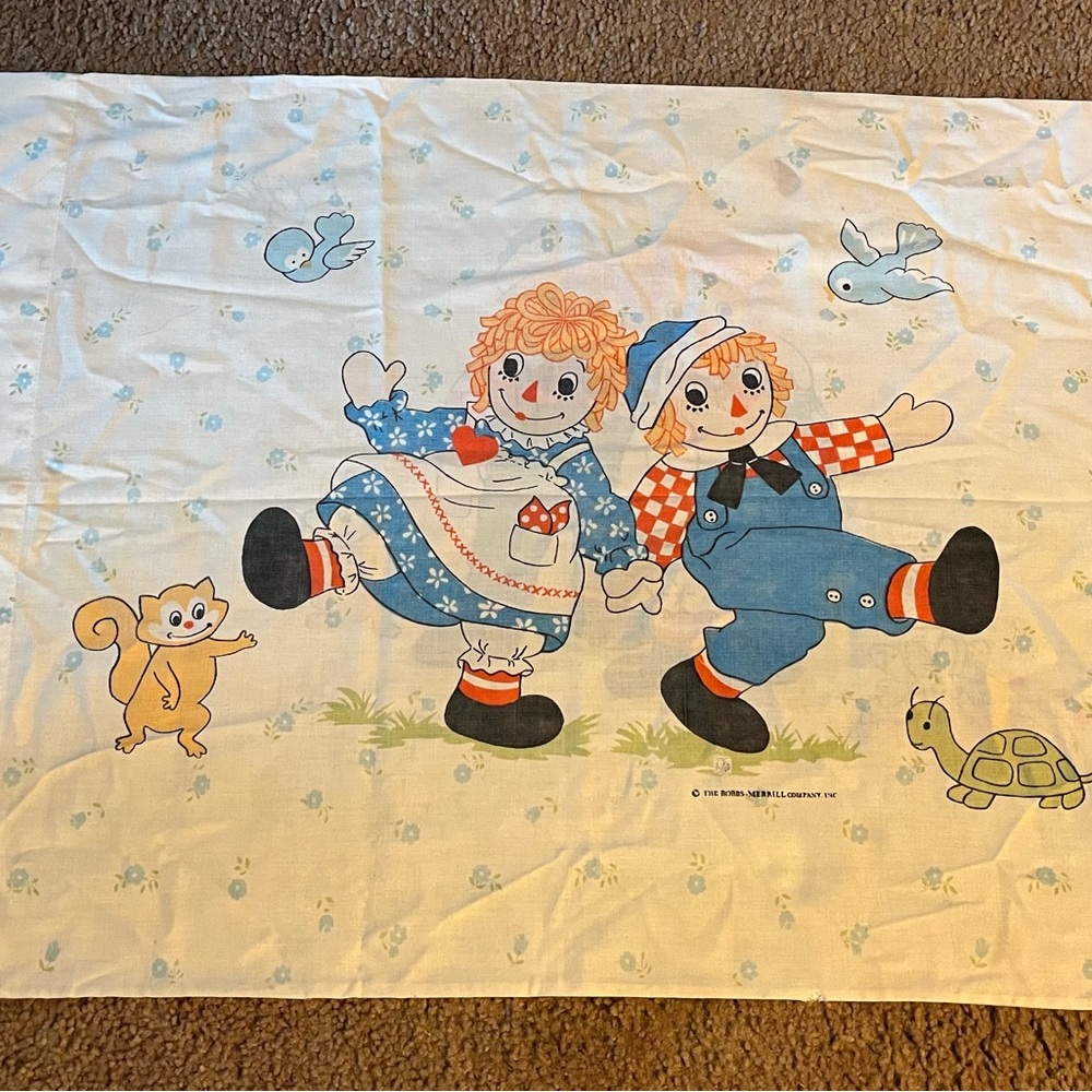 Raggedy Ann and Andy Pillowcase